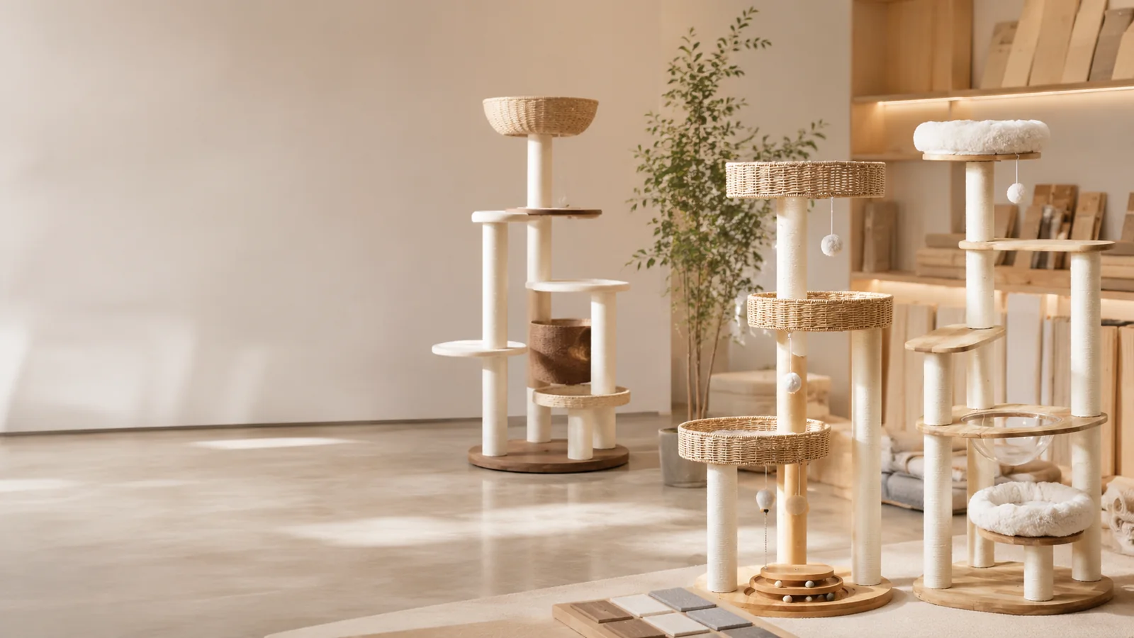 PetNordy cat tree lifestyle setting