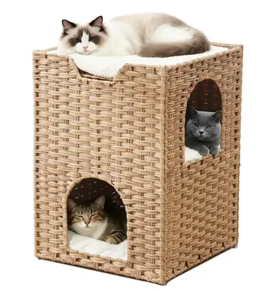 PE Woven Cat Beds